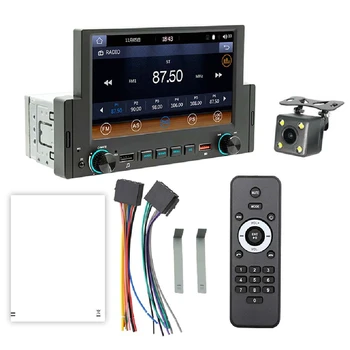 1Din 6,2 Дюймовый экран Carplay Автомобильный стерео Bluetooth MP5 плеер 2USB FM-приемник ， Аудиосистема Хост