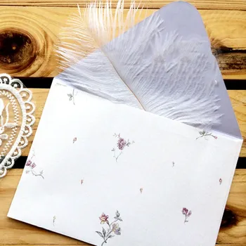 бесплатная доставка, 50 шт., ретро китайские конверты с цветами для письма, открытки, подарок в стиле скрапбукинга, приглашение на свадьбу