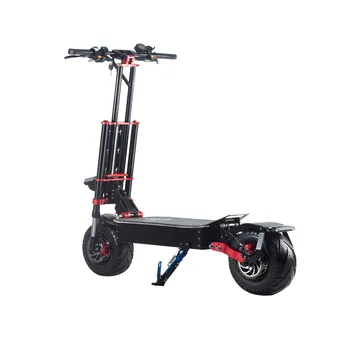 Дешевый 13-дюймовый электрический скутер для взрослых, внедорожный частный инструмент с прочной рамой кузова 5600 Вт 60 В, электрический мотоцикл-скутер