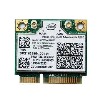 Для Intel Advanced-N 6205 62205AN Беспроводная карта 2,4 G/5 ГГц для Lenovo K26 K27 X220 X230I T430 T420 T520 L421 FRU 60Y3253
