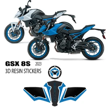 Наклейка Gsx 8s Запчасти для мотоциклов, 3D наклейка из эпоксидной смолы, защитная наклейка, наклейки Для SUZUKI GSX-8S, GSX8S, GSX 8S, 2023