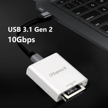 Портативный Кард-ридер CFexpress USB 3.1 Gen 2 10Gbp для Чтения карт памяти Type C Адаптер для Хранения данных Портативного Компьютера Телефона MacBook