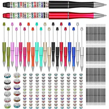 Шариковые ручки с шариковыми ручками Подходит для большинства отверстий для шариков Шариковые ручки с 8 мм серебряными разделительными шариками Шариковые ручки Расходные материалы Для